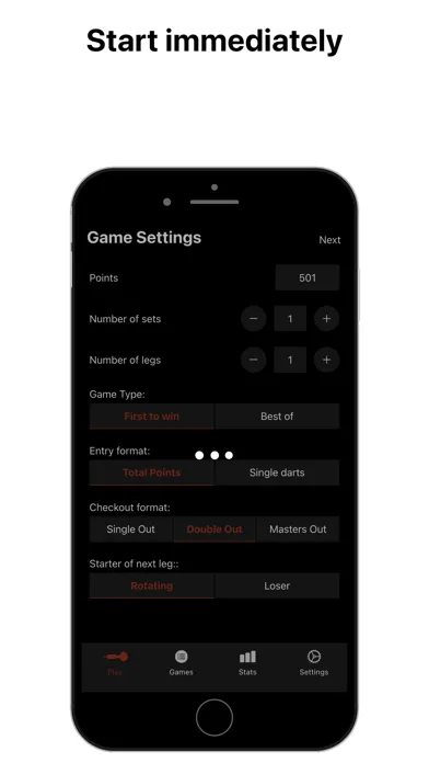 Dartomat - Dart Counter App স্ক্রিনশট