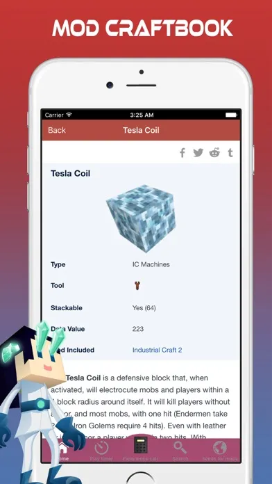 Capturas de tela do Mods crafting for minecraft PC
