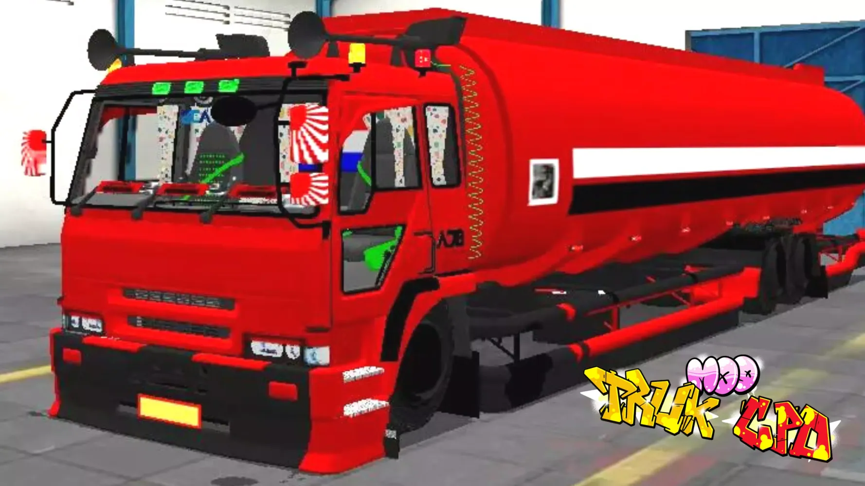 تصاویر Mod Bussid Truk Tangki CPO