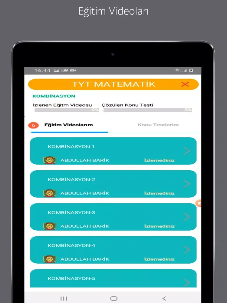 Modül Akademi iPad  Ekran Görüntüleri