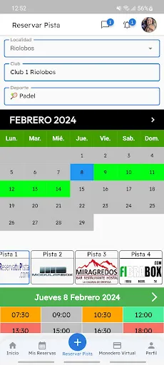 Screenshot di Reservatupista
