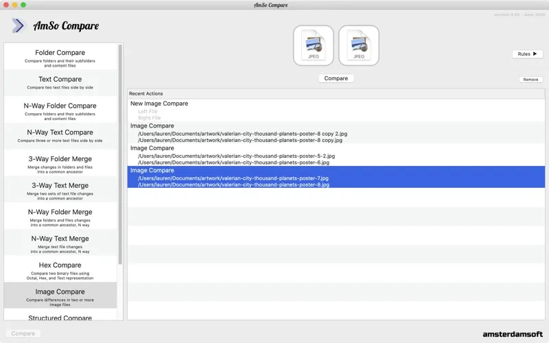 Compare Screenshots
