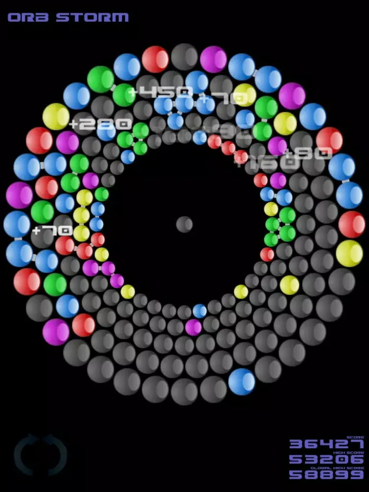 Orb Storm iPad  Screenshots