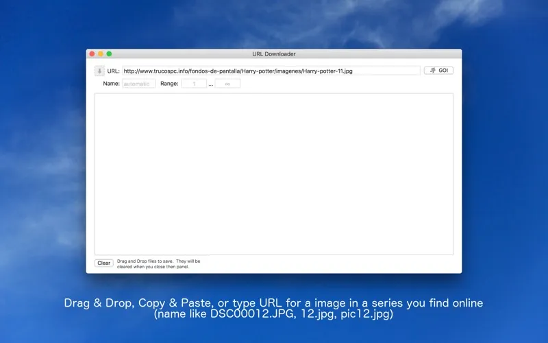 Captures d'écran de URL Downloader