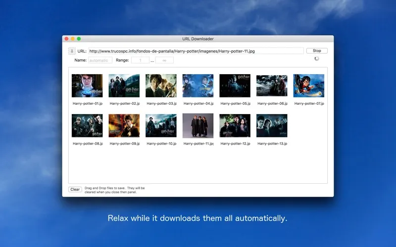 Captures d'écran de URL Downloader