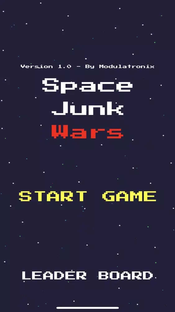 Capturas de tela do Space Junk Wars