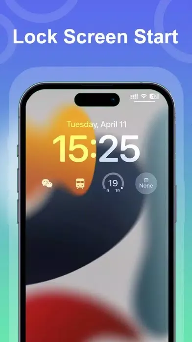 Tangkapan skrin LockScreen Widgets Layout App