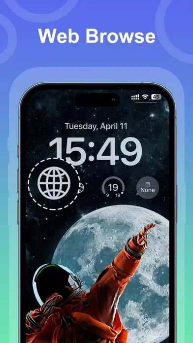 Tangkapan skrin LockScreen Widgets Layout App