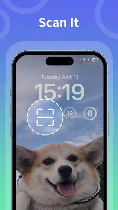Tangkapan skrin LockScreen Widgets Layout App