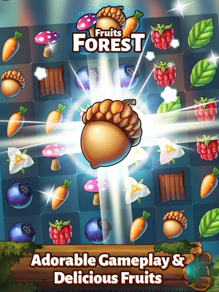 Forest Fruits Crush with tasty candy & sweet sugar iPad  스크린샷