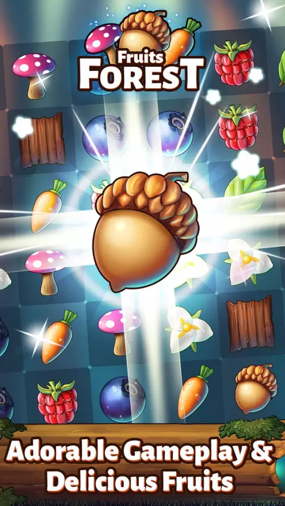 Forest Fruits Crush with tasty candy & sweet sugar 스크린샷