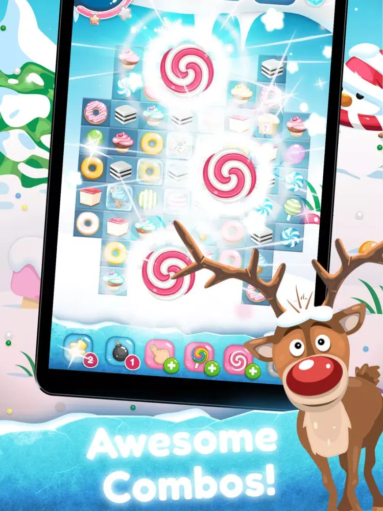 Screenshot di Frozen Candy - Ice Cream Heaven iPad 