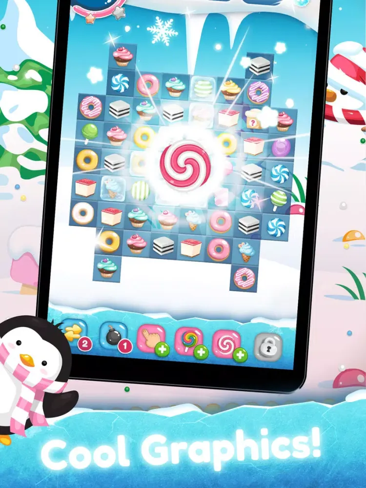 Screenshot di Frozen Candy - Ice Cream Heaven iPad 
