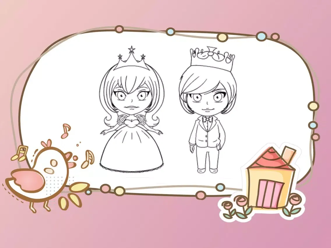 Capturas de pantalla de Princess Coloring Book for Kids iPad 