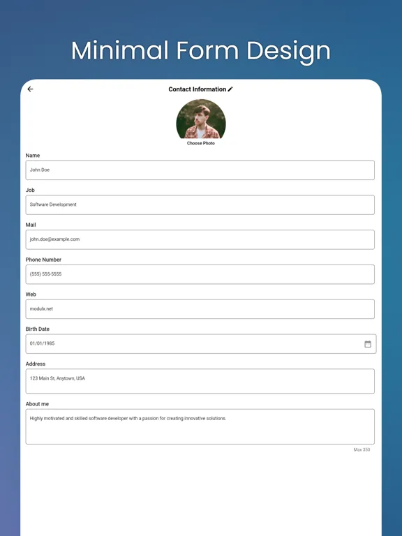 Capturas de tela do Resume Builder | CV Maker App iPad 