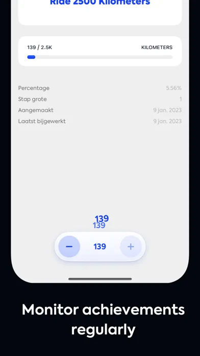 Ảnh chụp màn hình của Gola - Goal Tracking