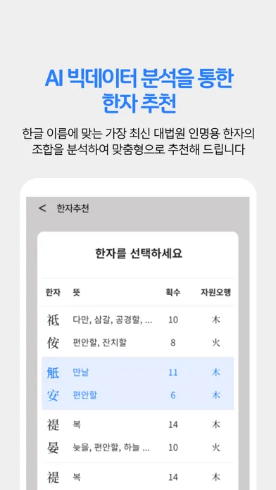 작명어플 모두맘 : 아기이름, 개명, 이름추천 Screenshots