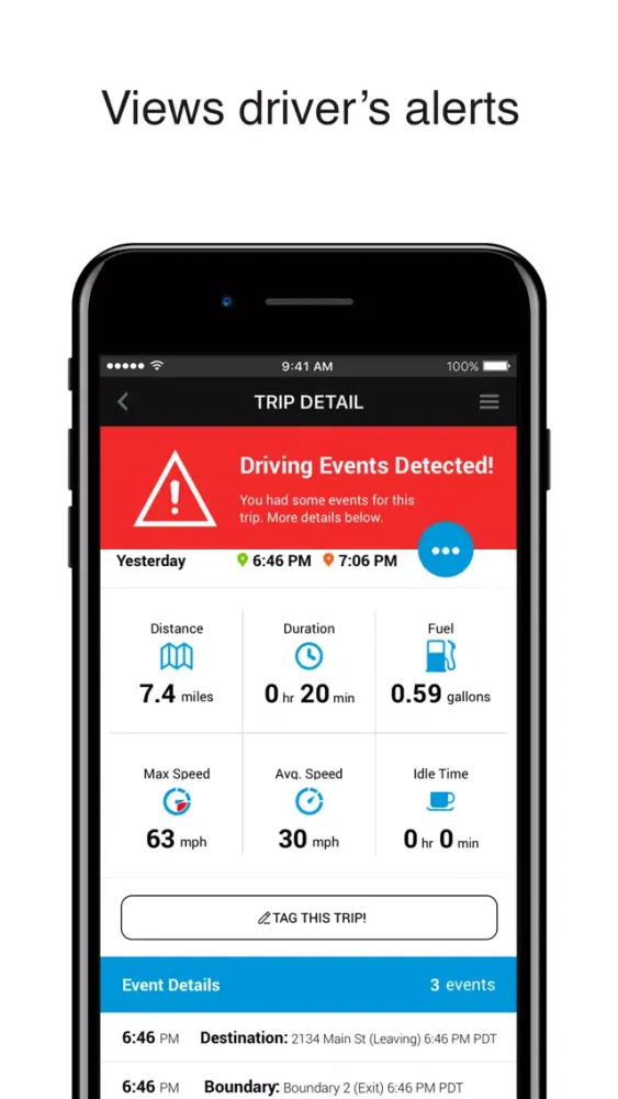 Capturas de tela do Ready Fleet Tracking