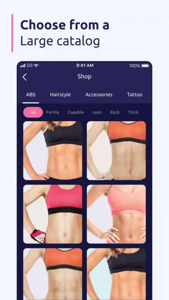 Ảnh chụp màn hình của Fitness Body: muscle editor