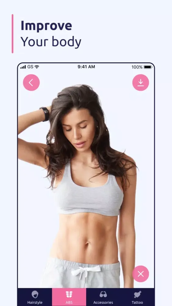 Ảnh chụp màn hình của Fitness Body: muscle editor