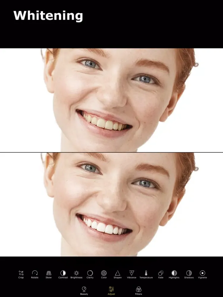 Tangkapan layar Shape: face editor & retouch iPad 