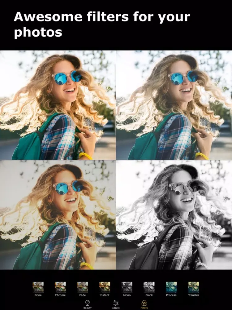 Tangkapan layar Shape: face editor & retouch iPad 