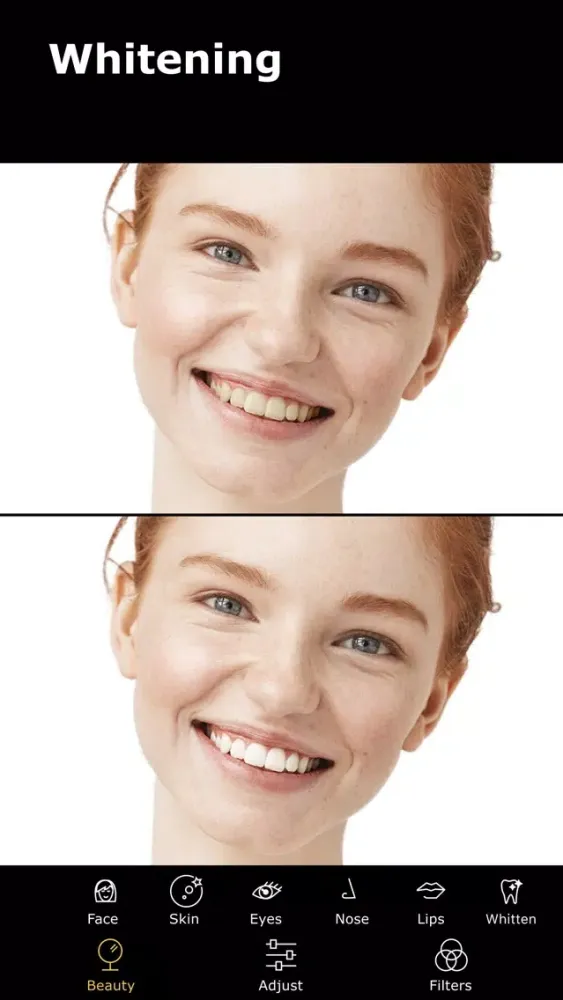 Tangkapan layar Shape: face editor & retouch