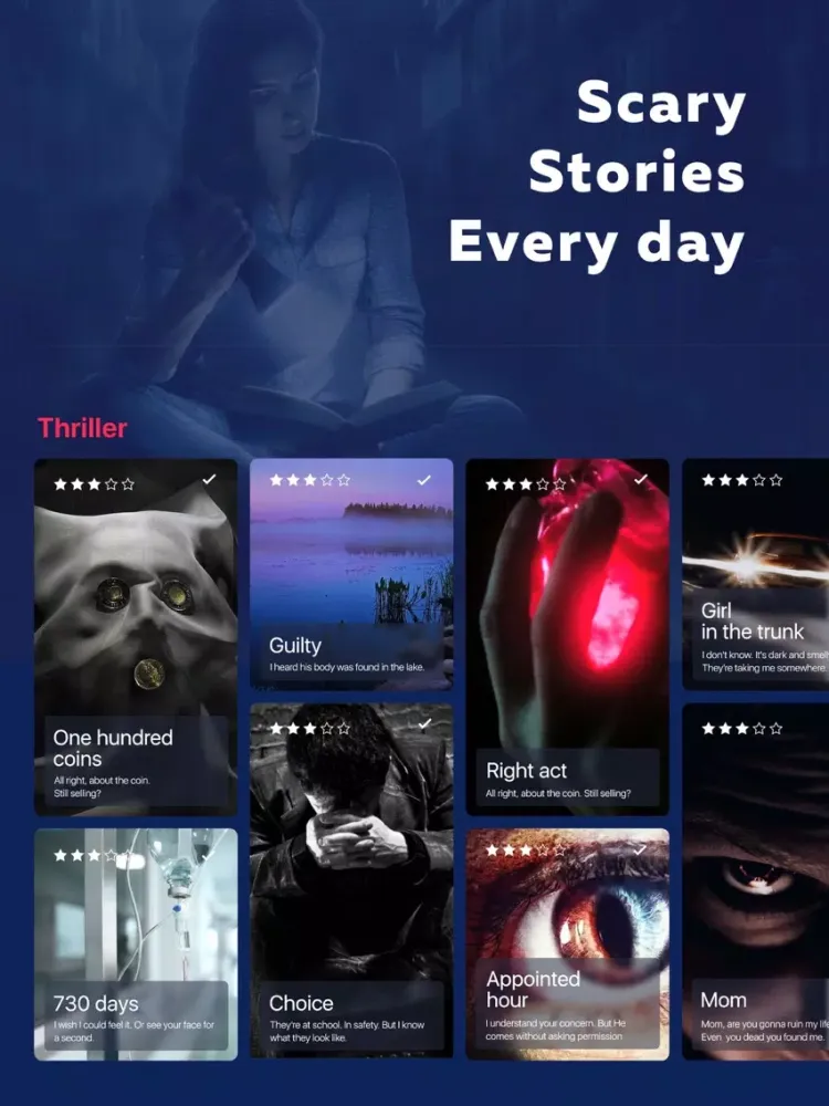 Wow: Short Romantic Stories iPad 應用截圖