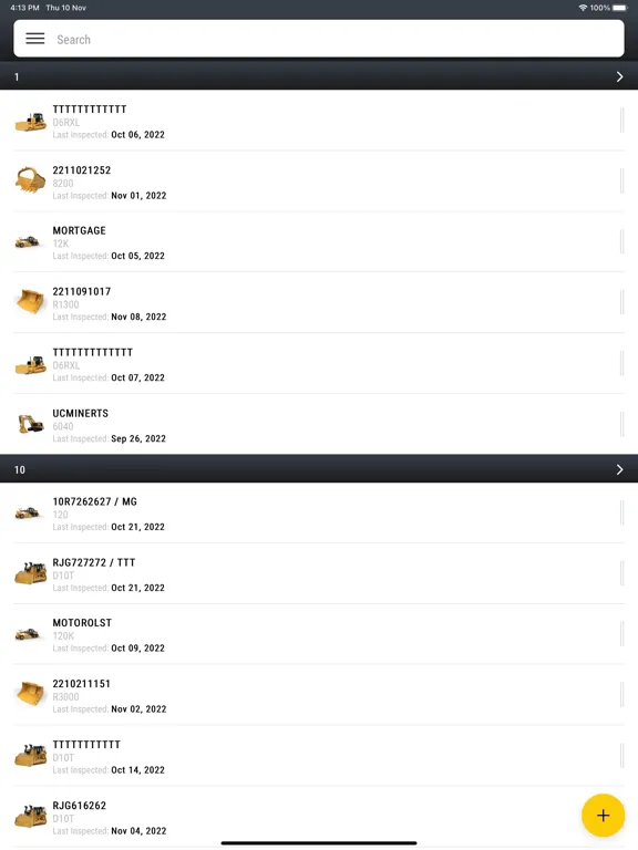 Cat® Wear Management System iPad  স্ক্রিনশট