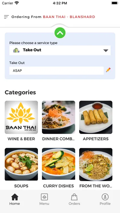 Capturas de pantalla de BAAN THAI WOK AND BAR