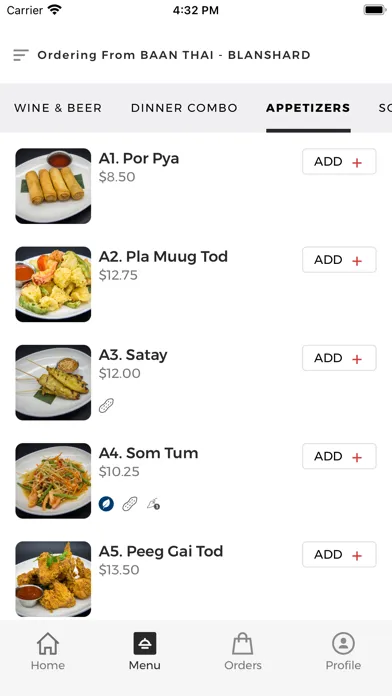 Capturas de pantalla de BAAN THAI WOK AND BAR