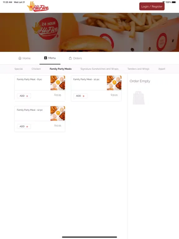 Hi Five Chicken iPad  Ekran Görüntüleri