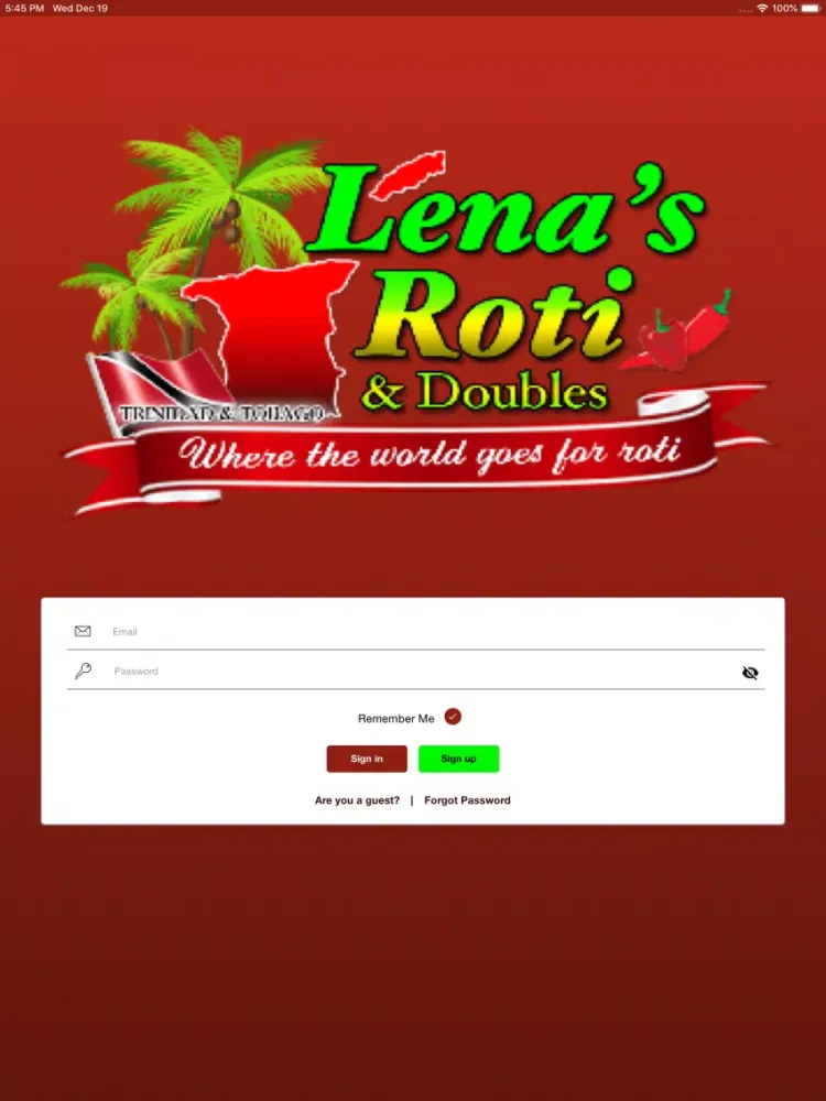 Capturas de pantalla de LENA'S ROTI & DOUBLES iPad 