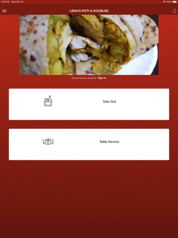 Capturas de pantalla de LENA'S ROTI & DOUBLES iPad 