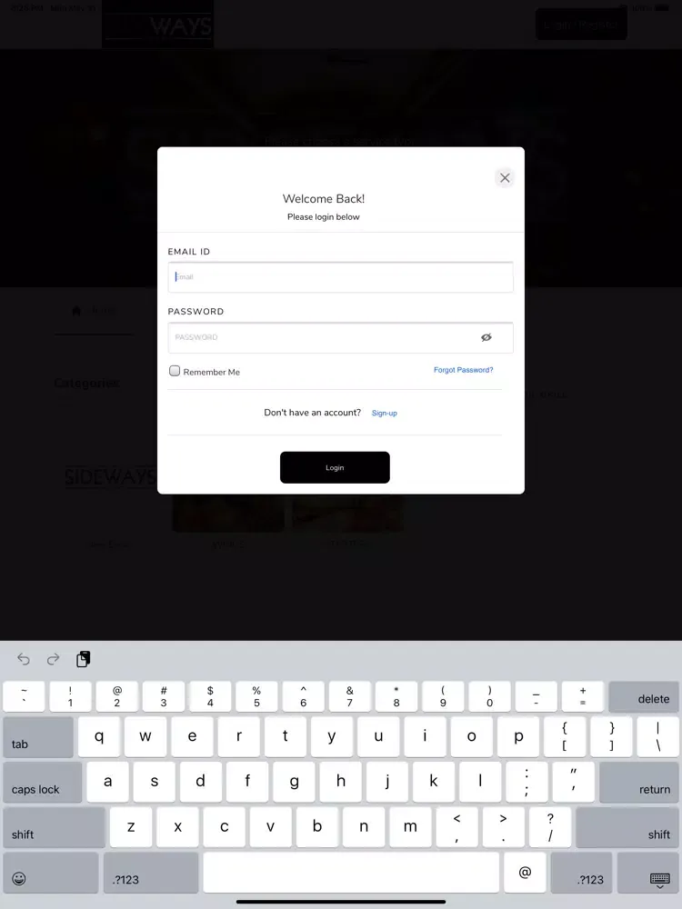 Sideways Classic Grill iPad  Screenshots
