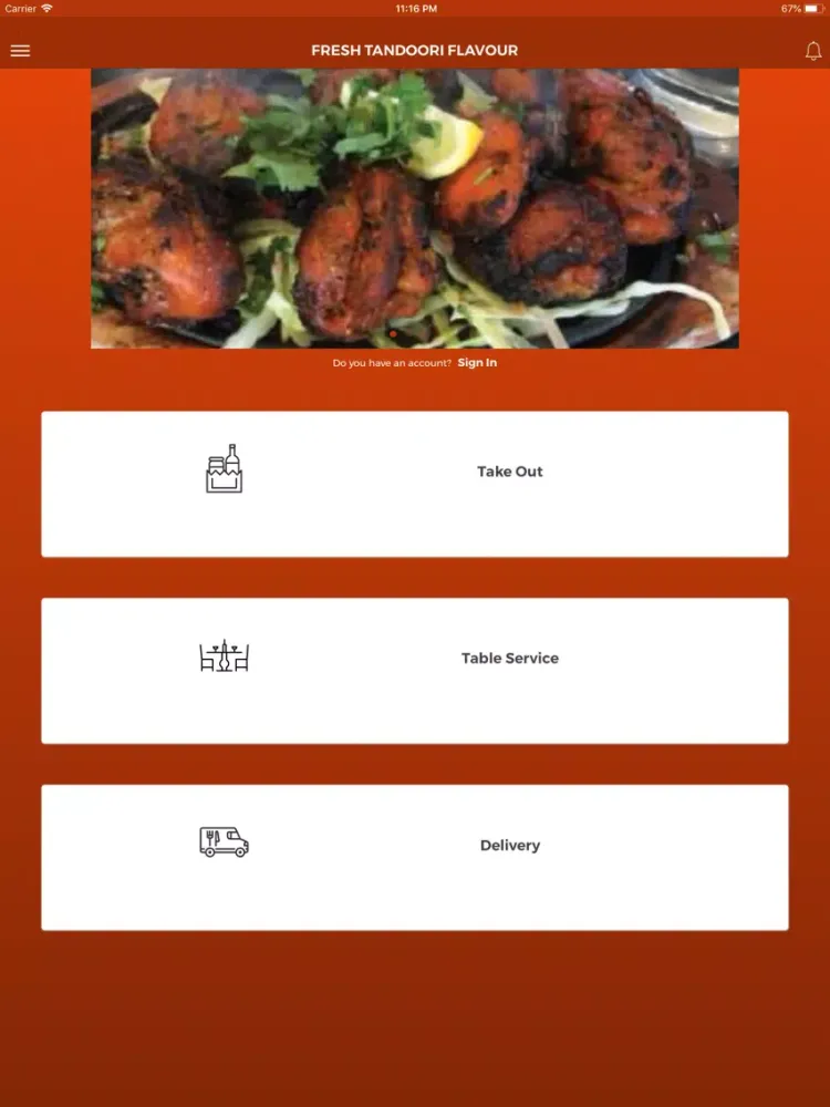 FRESH TANDOORI FLAVOUR iPad 应用截图