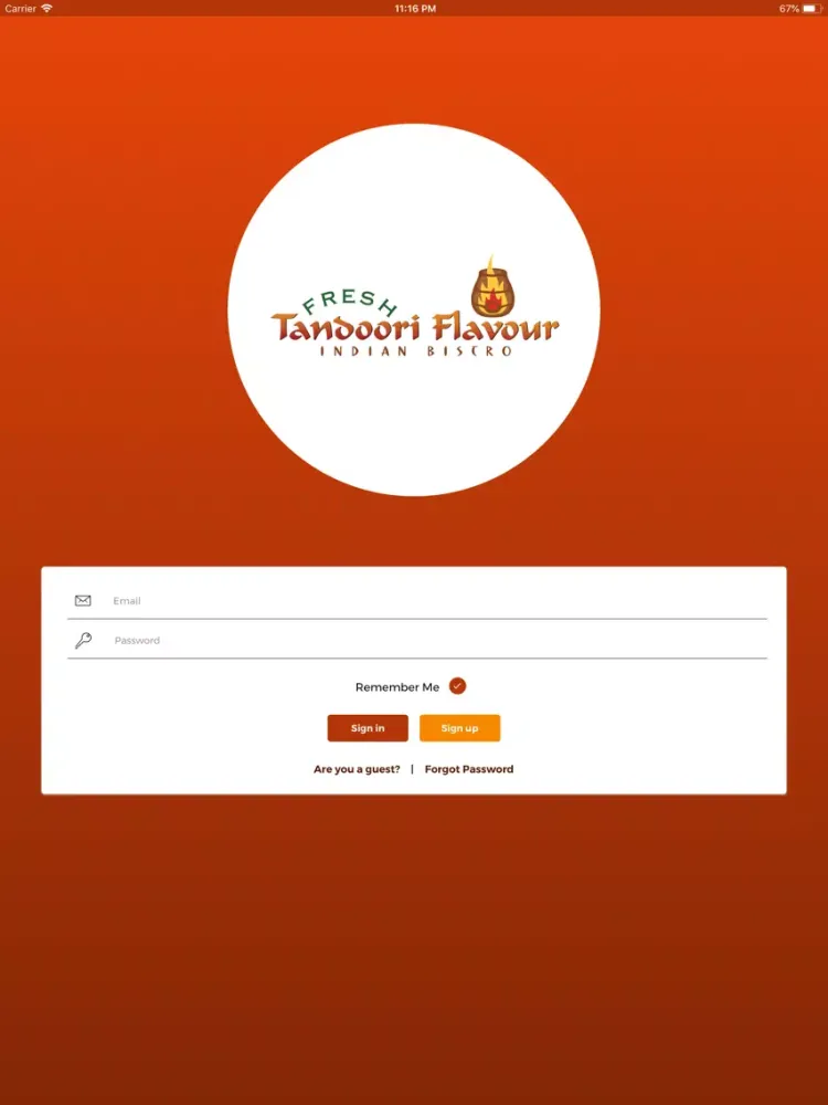 FRESH TANDOORI FLAVOUR iPad 应用截图