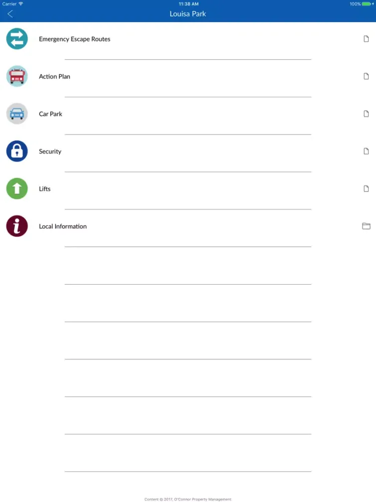 Zrzuty ekranu OCPM iPad 