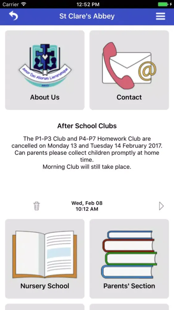 Tangkapan layar St Clare's Abbey P.S.