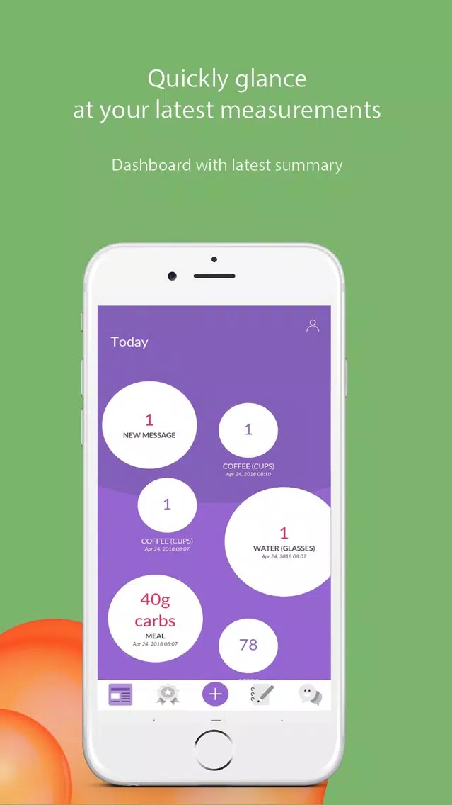 Capturas de pantalla de Dottli - Diabetes made simple