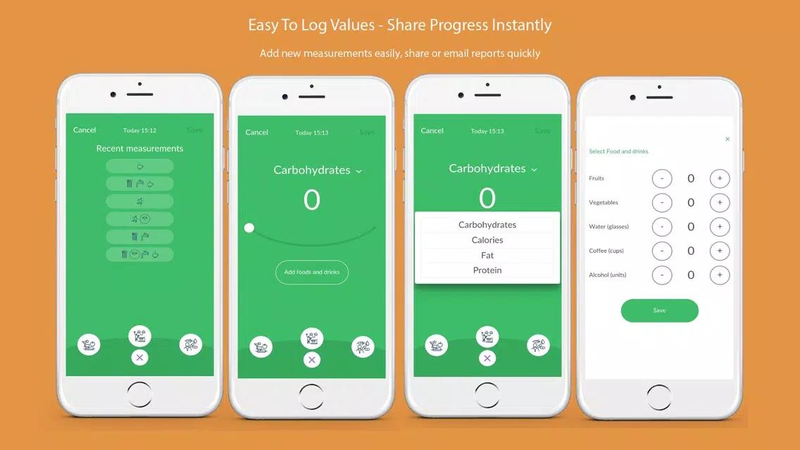 Capturas de pantalla de Dottli - Diabetes made simple
