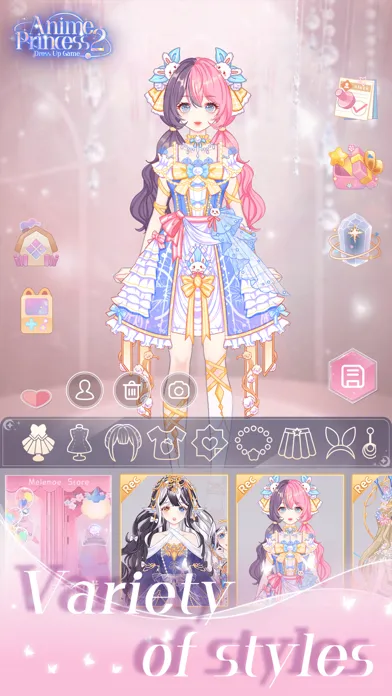 Screenshot di Anime Princess 2：Dress Up Game