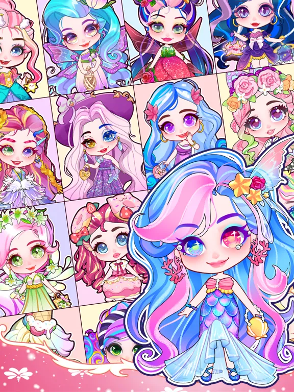 Hair Doll Dress Up Game iPad 应用截图