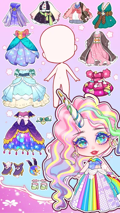 Hair Doll Dress Up Game应用截图
