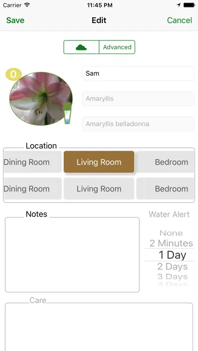 Tangkapan layar Daisy Sensor - Bluetooth Plant Soil Moisture