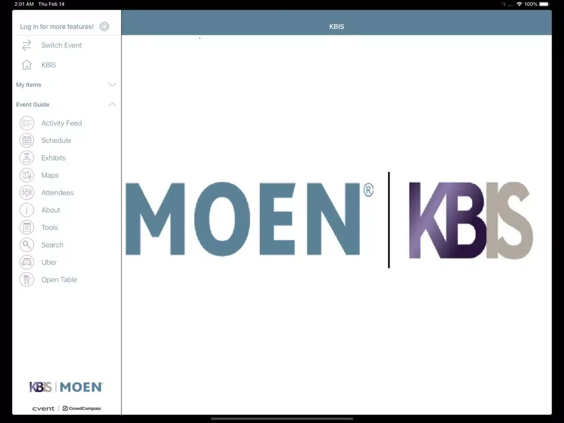 Zrzuty ekranu Moen Events & Shows iPad 