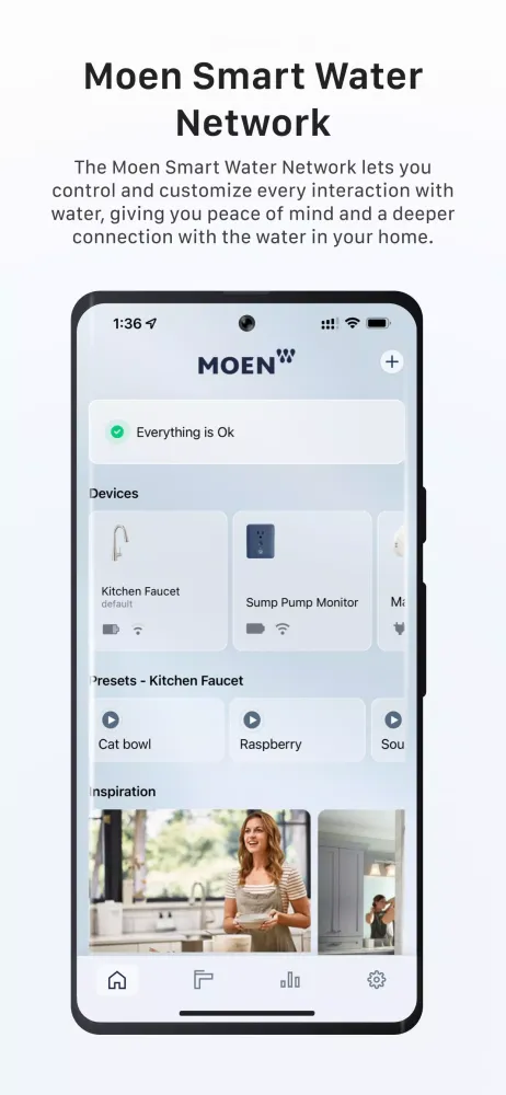 Capturas de pantalla de Moen