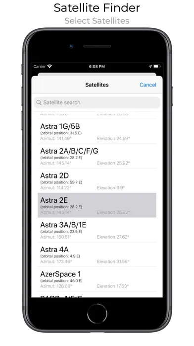 Satellite Finder (Pro) Screenshots