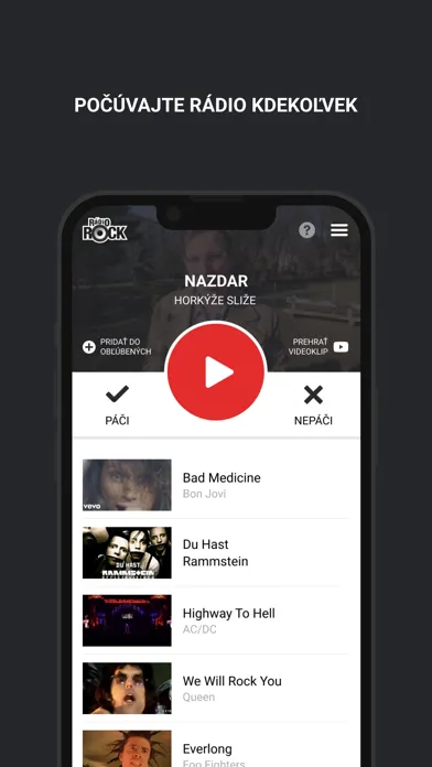 Screenshot di Rádio ROCK