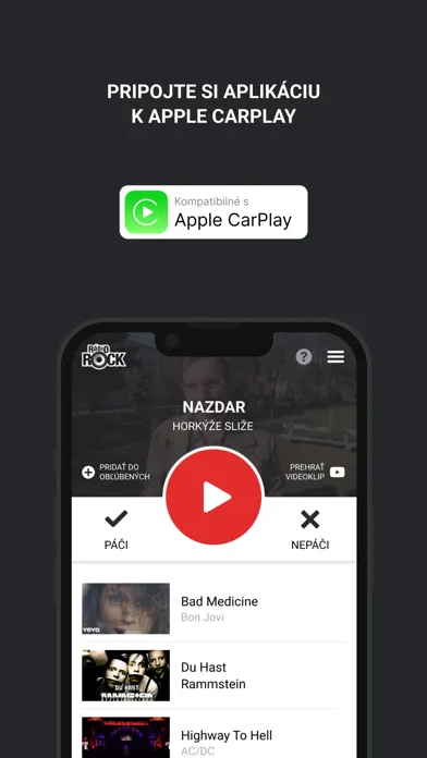 Screenshot di Rádio ROCK